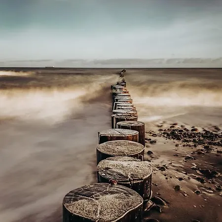 Sunset Bei Warnemuende 罗斯托克