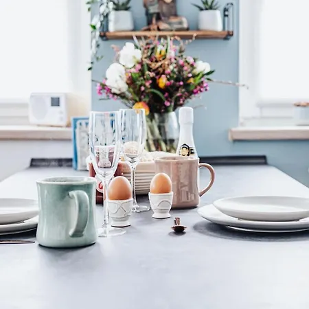 Sunset Bei Warnemuende רוסטוק