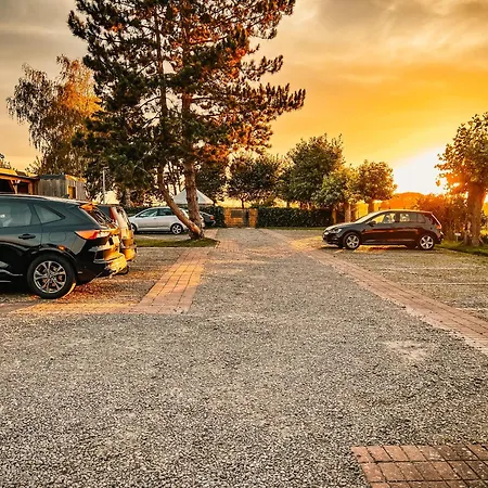 Sunset Bei Warnemuende
